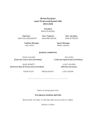 Wolverhampton Lawn Tennis and Squash Club 2019-2020