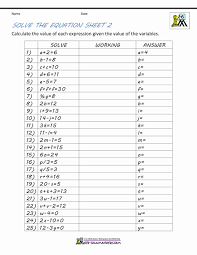 Solving For Y Worksheet Fresh Basic Algebra Worksheets In 2020 Basic Algebra Worksheets Basic Algebra Free Printable Math Worksheets