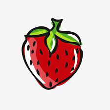 Fruit Clipart Food Element Hand Drawn Food Cartoon Food Hand Drawn Fruit Cartoon Fruit Cartoon Strawberry Fruit Fruit Cartoon Strawberry Drawing Strawberry Art