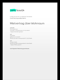 Mit der mietvertrag untermiete vorlage kann man sofort arbeiten. Mietvertragsgenerator