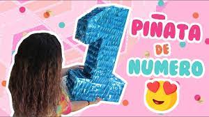 Pinata En Forma De Numero Youtube