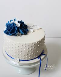See more ideas about cake designs birthday, cake, cake designs. Blue And White 60th Birthday Cake By White Rose Cake Desig Flickr