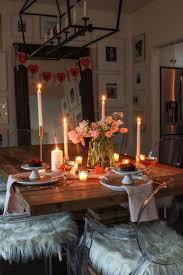 Valentine S Day Table Candlelit Dinner For Two Modern Glam Romantic Dinner Decoration Romantic Dinner Tables Romantic Dinner Setting