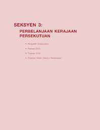Hanya 29.7 peratus atau rm41.1 bilion digunakan untuk tujuan perbelanjaan pembangunan. Https Www Mof Gov My Arkib Hasil 2019 Seksyen3 Pdf