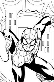Coloriage spider man fictional superhero. Ultimate Spider Man Coloring Page Spider Man Activities Marvel Hq