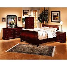 It is now a beauty in my master. Louis Philippe Queen 5 Piece Cherry Sleigh Bedroom Set Overstock 3230124