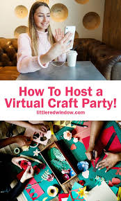 That's where powerpoint parties, karaoke nights, and table reads come in to save the day. How To Host A Virtual Craft Party Little Red Window