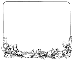 Black And White Floral Border Clip Art Free 4343 Views Flower Border Clipart Black And White Lines Clip Art