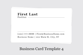 Choose a business card template and fill in the business details. Business Card Template 4 Business Card Template Card Template Card Templates Printable