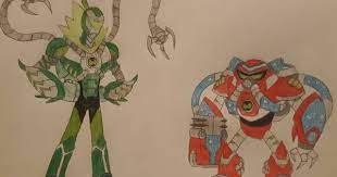 Ben 10 Omni Kix Wildvine And Overflow By Enderknight1 On Deviantart In 2021 Ben 10 Comics Ben 10 Ben 10 Omniverse