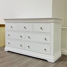 Maybe you would like to learn more about one of these? Toulouse White Painted Grande Extra Large 3 Over 4 Chest Of Drawers Free Delivery Top Furniture