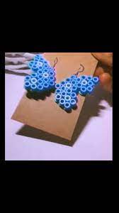 Perler Bead Butterfly Earrings Etsy Earrings Etsy Handmade Gifts
