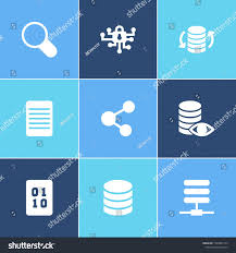 Information Technology Icon Set And Data Visualization With Big Data Analyze And Data Flow Visual S Data Visualization Technology Icon Information Technology