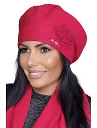 K-Fashion Fleecová čepice Fiona K275 fuchsiová + pudrově růžová