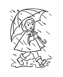 Colour the picture in your favourite colours. Coloring Page Rain Coloring Home