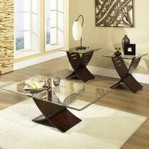 Offered in your choice of available finish, each. Glass Coffee Table Sets You Ll Love In 2021 Wayfair