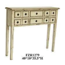 Newcastle 6 Drawer Antique White Console Antique Console Table Console Table Wood Console Table