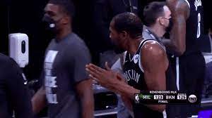 Kevin durant of the oklahoma city thunder was emphatically destroyed on a blocked shot by nerlens noel of the philadelphia 76ers (gif). Kd Nets Kevin Durant Gif Kd Nets Kevin Durant Kd Discover Share Gifs