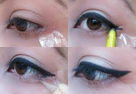 Then, apply some liner to your outer lash line moving towards the outer edge. 5 Perfect Step By Step Winged Eyeliner Tutorials And Hacks Makeupandbeauty Com