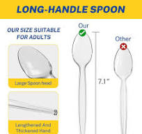 Amazon.com: POSATE 7.1" Plastic Spoons (60 Count), Heavy ...