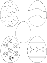 ✓ free for commercial use ✓. Easter Egg Templates Coloring Home
