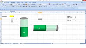 Create Battery Chart In Excel Sheet English