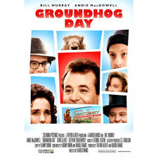 A weatherman finds himself inexplicably. Groundhog Day Movie Poster Metal Sign 8inx 12in Art Print On Metal 8x12 Walmart Com Walmart Com
