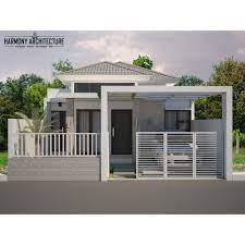 Desain gambar rumah minimalis type 21 1 lantai. Desain Rumah Minimalis Modern 1 Lantai Lahan 7 5 X 20 Shopee Indonesia