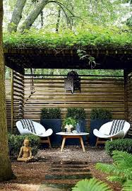 Jardin Zen Chaises En Bois Statue Bouddha Cloture En Bois Sentier En Pierre Terrain Avec Cailloux Zengarden Zen Ga En 2020 Jardin Zen Design De Jardin Zen Patio Diy