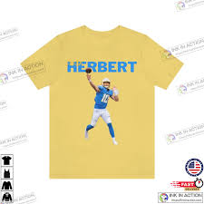 Justin Herbert La Chargers Quarterback NFL Football Nfl T Shirts