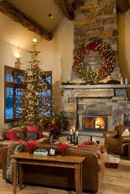 50 Stunning Living Room Christmas Decorating Ideas 32 Christmas Living Rooms Christmas Fireplace Christmas Decorations Living Room