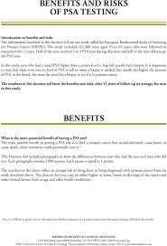 But hearing the words can still be scary. Decision Aid Tool Prostate Cancer Screening With Psa Testing Pdf Free Download