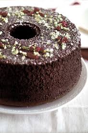 Chocolate Chiffon Cake Life Is Great Chocolate Chiffon Cake Cake Recipes Chiffon Cake