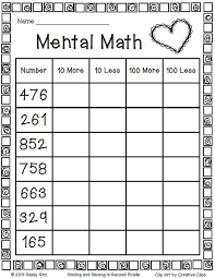 Primary Maths Worksheets Free Printable Mental Math In 2020 Mental Maths Worksheets 2nd Grade Math Homeschool Math