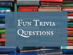 Ask questions and get answers from people sharing their experience with risk. 30 Fun Trivia Questions Hobbylark