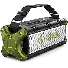 Download Bluetooth Speaker W King 50w Super Loud Portable Bluetooth Speaker Waterproof Ipx6 With 8000mah Power Bank Punchy Bass Tws Outdoor Bluetooth 5 0 Stereo Speakers Support 24h Playtime Tf Card Aux Nfc Pricepulse