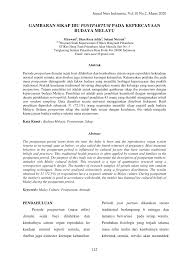 Budaya makanan malaysia ini dengan budaya makanan orang melayu. Pdf Gambaran Sikap Ibu Postpartum Pada Kepercayaan Budaya Melayu