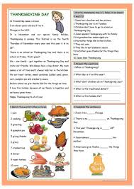 Thanksgiving Day Worksheet Free Esl Printable Worksheets Made By Teachers Thanksgiving Reading Comprehension Thanksgiving Worksheets Thanksgiving Readings