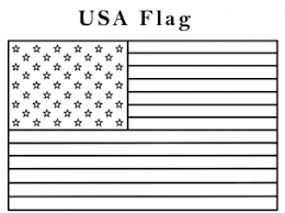 Free usa flag coloring page printable holidays worksheets for 1st grade students. Usa Flag Coloring Pages