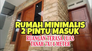 Gambar rumah minimalis melebar kesamping, desain rumah type 36 melebar, desain rumah sempit memanjang, desain rumah lebar menyamping untuk mensiasati kebutuhan rumah, maka denah rumah minimalis memanjang ke samping harus jadi pilihan utama untuk menunjang rumah agar. Rumah Minimalis Pintu Samping Tanah 7x14 Meter Youtube