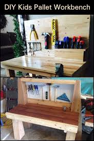 As Every Parent Knows Young Kids Love To Mimic Pull Out Your Hammer And They Run To Get Theirs If You Ve Got A Young Diyer In Workbench Diy Projects Pallet