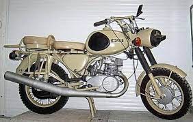 east german mz ts 250 a in iraqi military version motorfiets auto