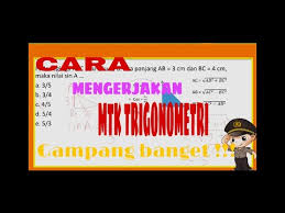 Maybe you would like to learn more about one of these? Tes Akademik Polri Matematika Contoh Soal Cara Mengerjakan Matematika Bab Trigonometri Youtube