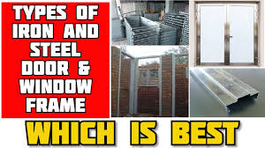 Grill gate design fence gate design iron gate design window grill design iron furniture home decor furniture burglar. Iron And Steel Door Window Frame Which Is Best For Your House Construction Youtube