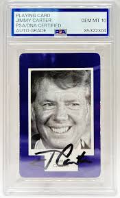 JIMMY CARTER SIGNED AUTOGRAPHED CARD