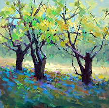 Light Through Trees Tree Art Art Painting Painting