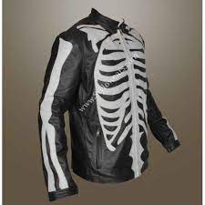 Skeleton Leather Jacket Leather Jacket Men Jackets Men S Leather Jacket