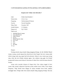 Mereka berdua tinggal di rumah kardus dengan. Contoh Esai Sastra Novel Surat Kecil Untuk Tuhan Berbagi Contoh Surat