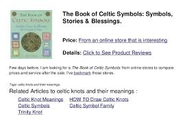 Celtic Knot Meanings Chart Celtic Knots Symbols And Meanings
