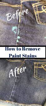 How do you remove old stains from clothes? How To Remove Dried Paint From Clothing Quick And Easy Paint Remover Remove Paint From Clothes Cleaning Hacks